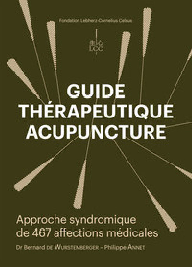 GUIDE THERAPEUTIQUE ACUPUNCTURE - APPROCHE SYNDROMIQUE DE 467 AFFECTIONS MEDICALES