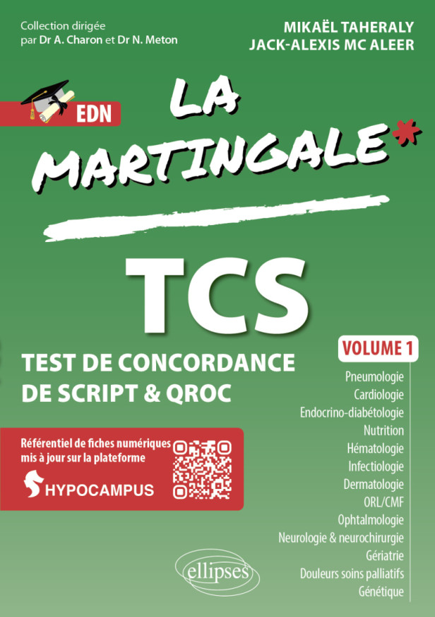 TCS TEST DE CONCORDANCE DE SCRIPT & QROC - VOLUME 1