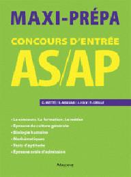 CONCOURS D'ENTREE AS/AP
