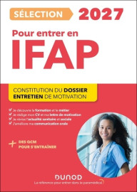 Sélection IFAP 2027 pour entrer en école d'auxiliaire de puériculture