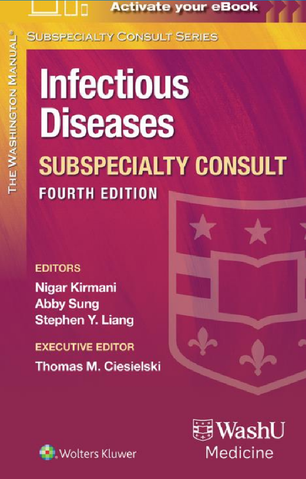 Washington Manual Infectious Diseases Subspecialty Consult
