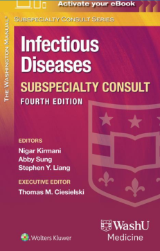 Washington Manual Infectious Diseases Subspecialty Consult